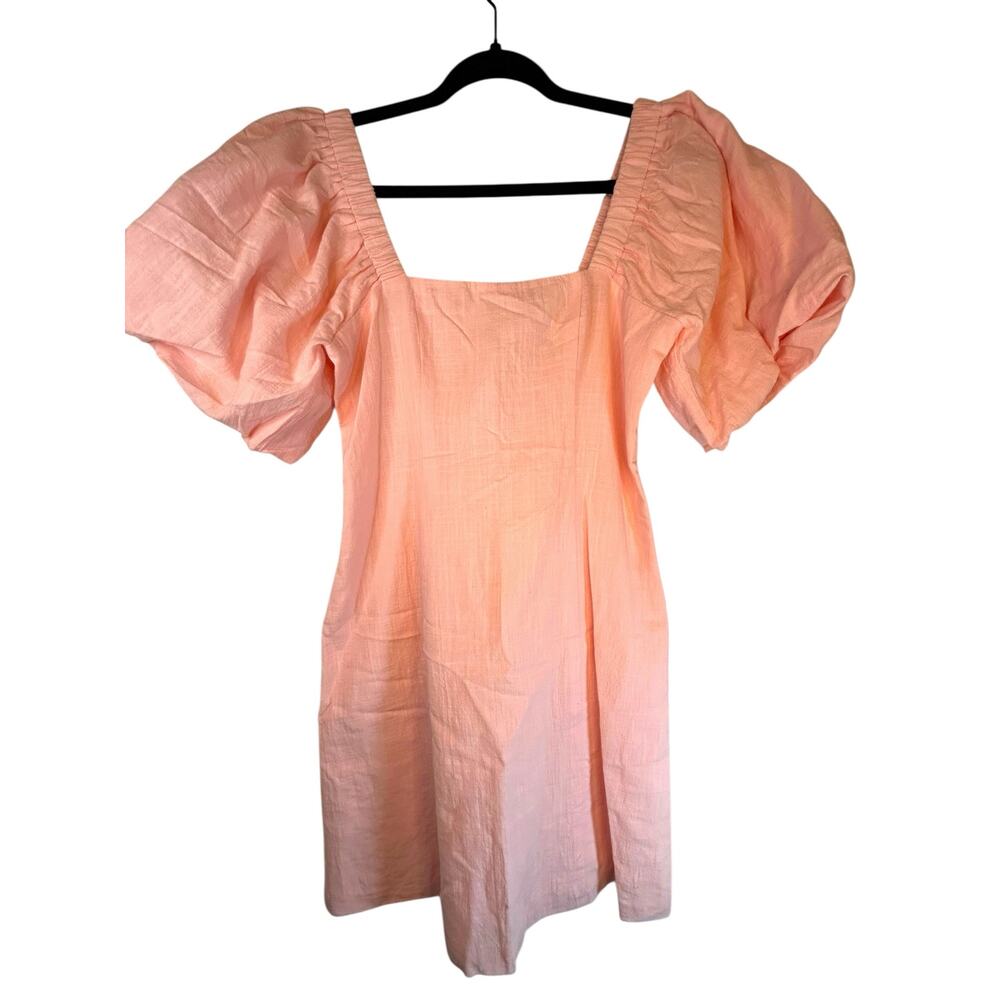 SNDYS Tuscany Baby Pink Cotton Dress - Size M - Picture 4 of 15